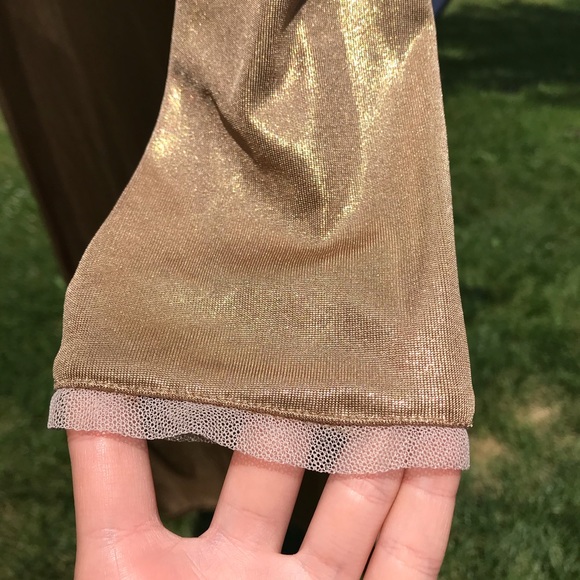 BCBGMAXAZRIA Liquid Gold Dress - Picture 3 of 9